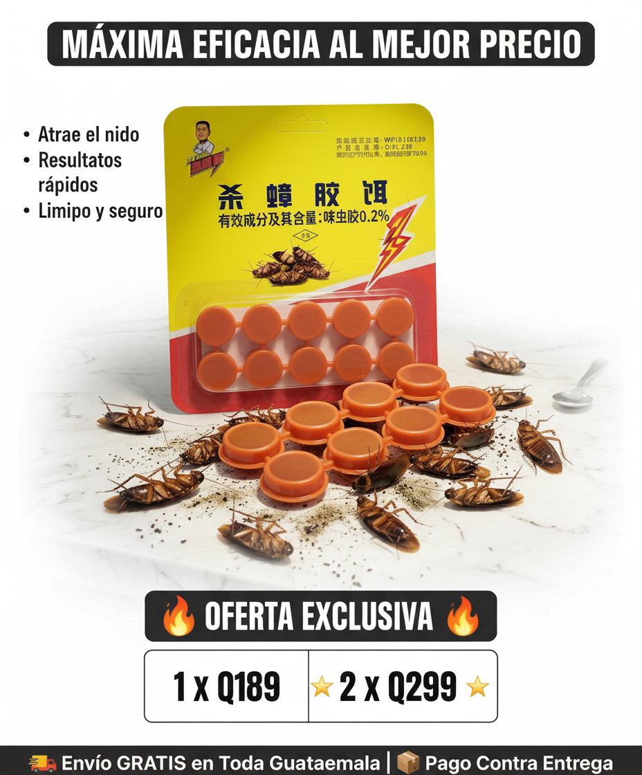 Capsulas De Cebo Para Cucaracha