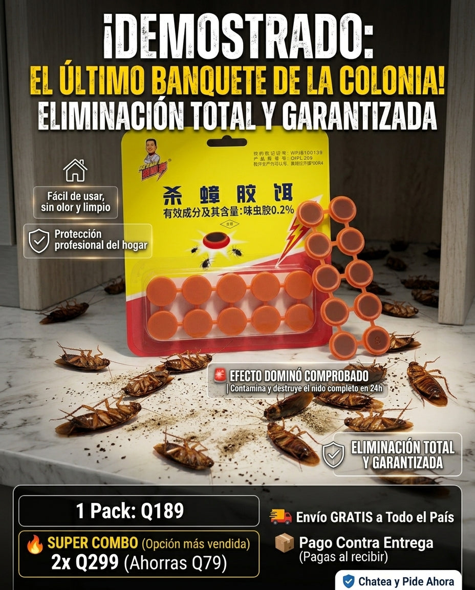 Capsulas De Cebo Para Cucaracha